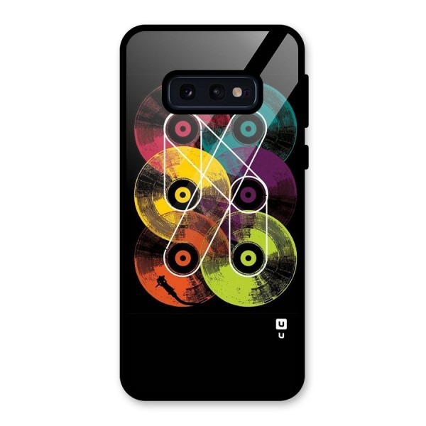 CD Tapes Glass Back Case for Galaxy S10e