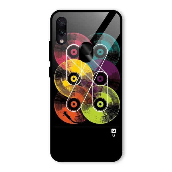 CD Tapes Glass Back Case for Redmi Note 7