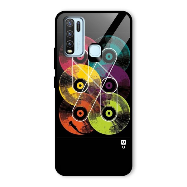 CD Tapes Glass Back Case for Vivo Y30