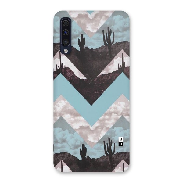 Cacutus Zig Zag Pattern Back Case for Galaxy A50