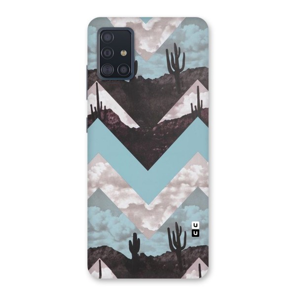 Cacutus Zig Zag Pattern Back Case for Galaxy A51