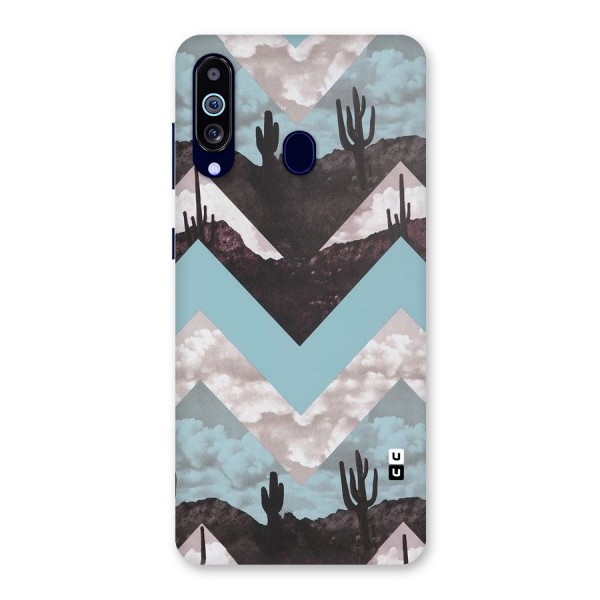 Cacutus Zig Zag Pattern Back Case for Galaxy A60