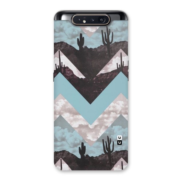 Cacutus Zig Zag Pattern Back Case for Galaxy A80