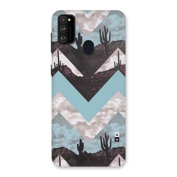 Cacutus Zig Zag Pattern Back Case for Galaxy M21