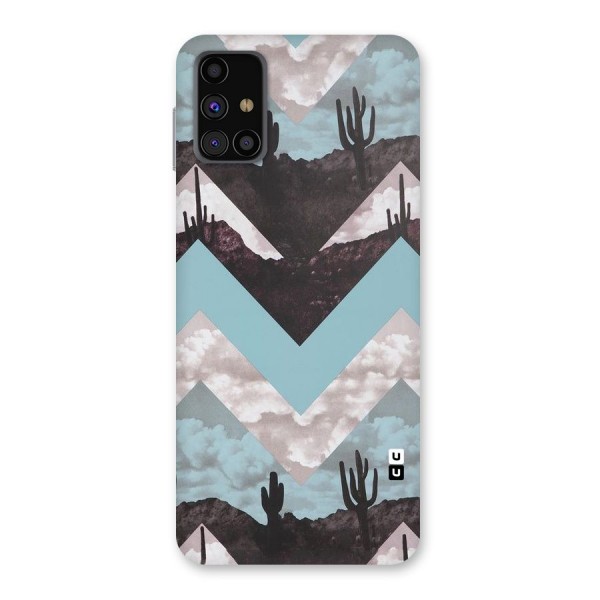 Cacutus Zig Zag Pattern Back Case for Galaxy M31s