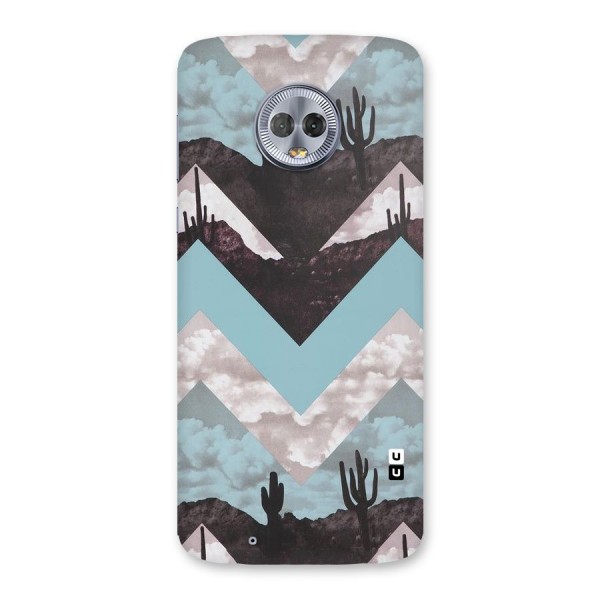 Cacutus Zig Zag Pattern Back Case for Moto G6