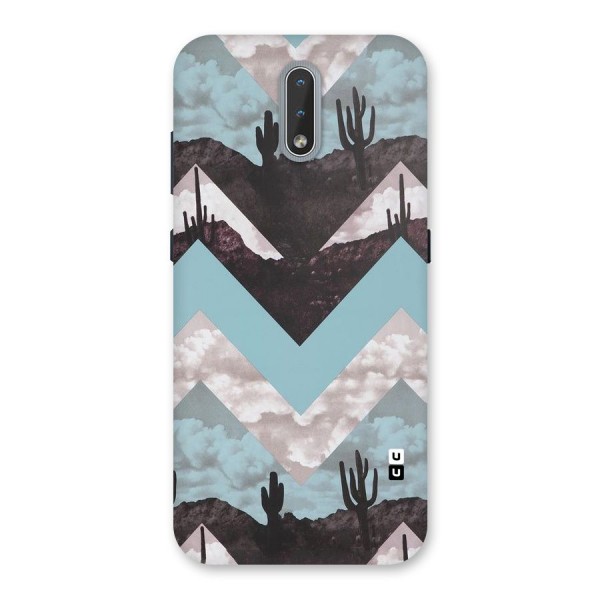 Cacutus Zig Zag Pattern Back Case for Nokia 2.3