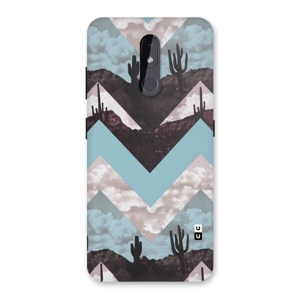 Cacutus Zig Zag Pattern Back Case for Nokia 3.2