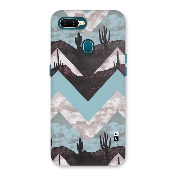 Cacutus Zig Zag Pattern Back Case for Oppo A7