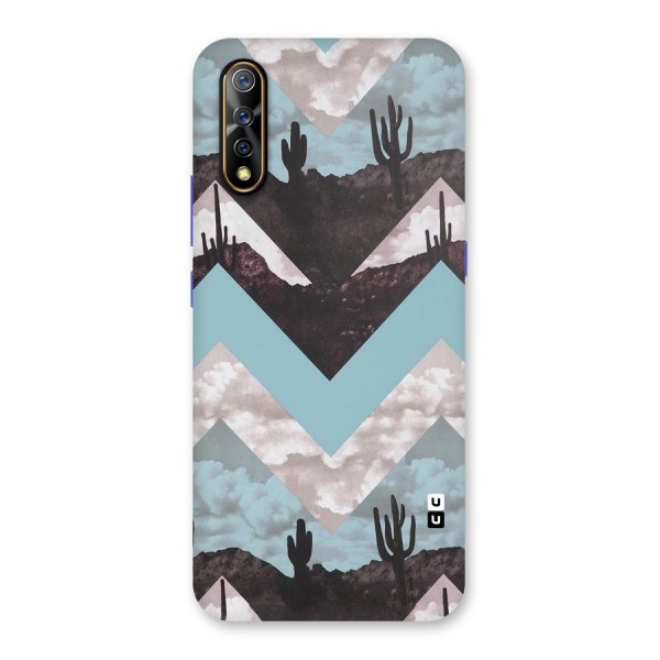 Cacutus Zig Zag Pattern Back Case for Vivo S1