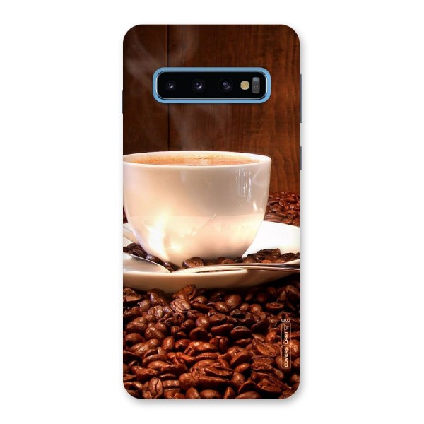 Caffeine Beans Back Case for Galaxy S10