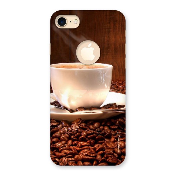 Caffeine Beans Back Case for iPhone 8 Logo Cut