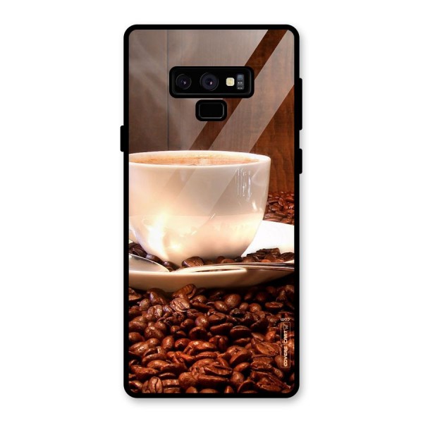 Caffeine Beans Glass Back Case for Galaxy Note 9