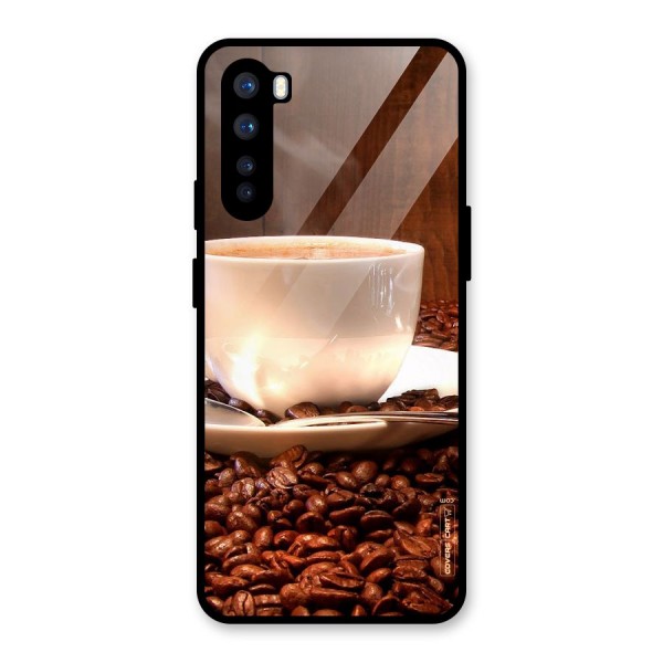 Caffeine Beans Glass Back Case for OnePlus Nord