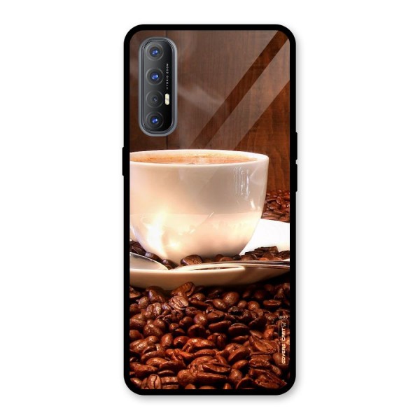 Caffeine Beans Glass Back Case for Oppo Reno3 Pro