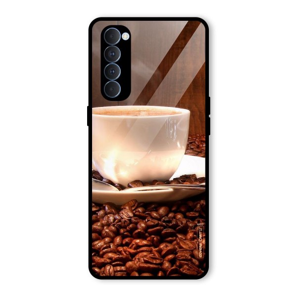 Caffeine Beans Glass Back Case for Oppo Reno4 Pro