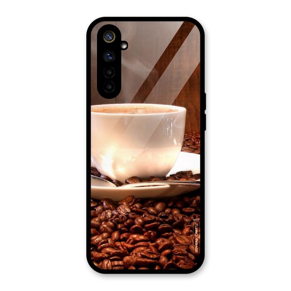 Caffeine Beans Glass Back Case for Realme 6