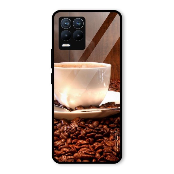 Caffeine Beans Glass Back Case for Realme 8