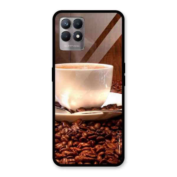 Caffeine Beans Glass Back Case for Realme 8i