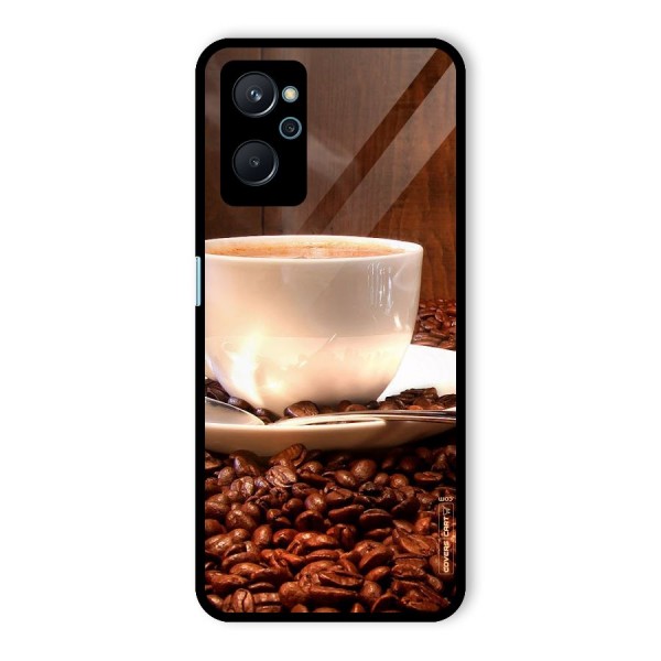 Caffeine Beans Glass Back Case for Realme 9i