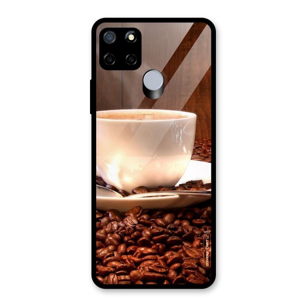 Caffeine Beans Glass Back Case for Realme C12