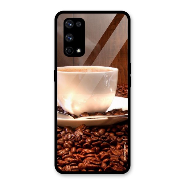 Caffeine Beans Glass Back Case for Realme X7 Pro