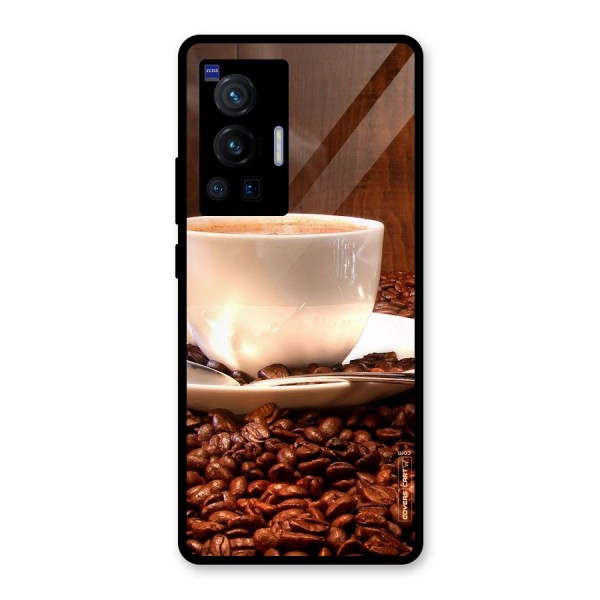 Caffeine Beans Glass Back Case for Vivo X70 Pro