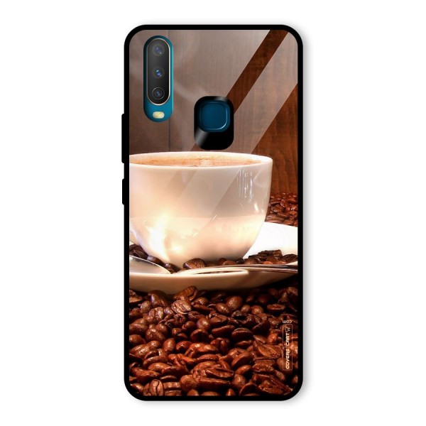 Caffeine Beans Glass Back Case for Vivo Y12