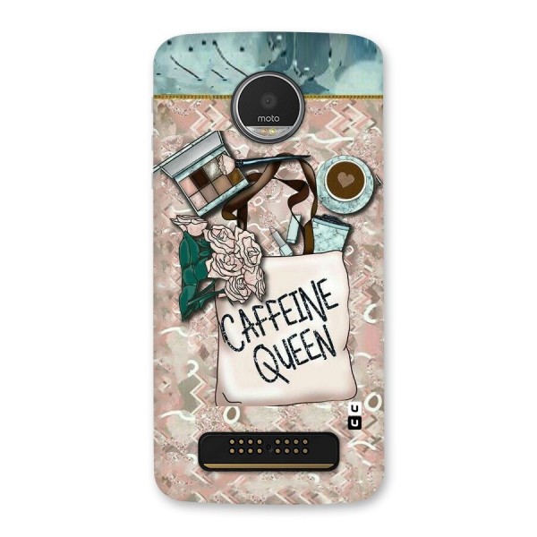 Caffeine Queen Back Case for Moto Z Play