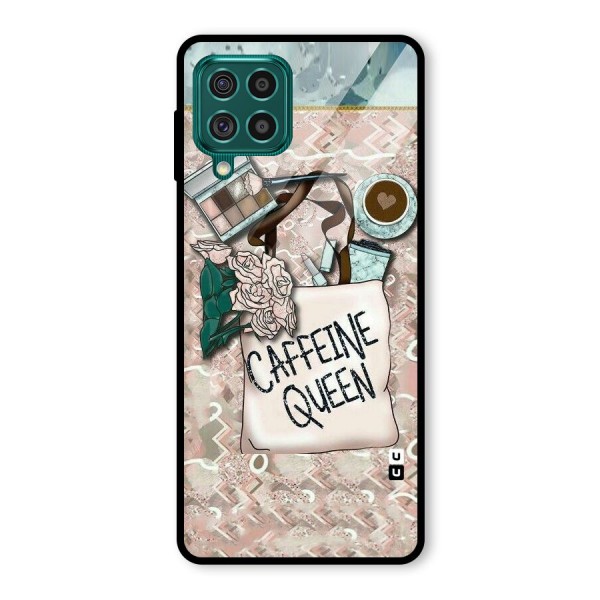 Caffeine Queen Glass Back Case for Galaxy F62