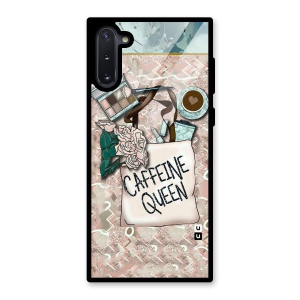 Caffeine Queen Glass Back Case for Galaxy Note 10