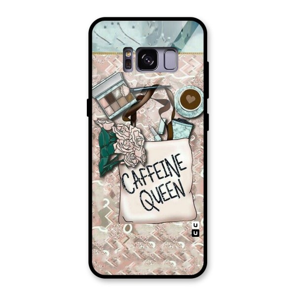 Caffeine Queen Glass Back Case for Galaxy S8