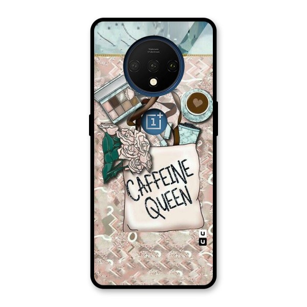 Caffeine Queen Glass Back Case for OnePlus 7T