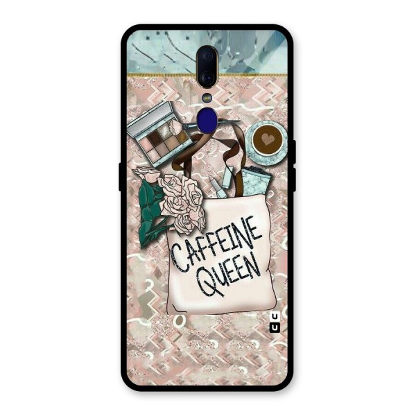 Caffeine Queen Glass Back Case for Oppo F11