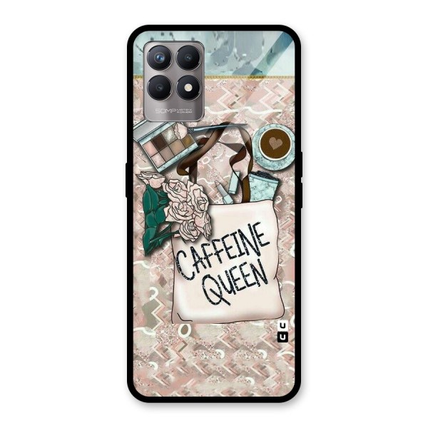 Caffeine Queen Glass Back Case for Realme 8i