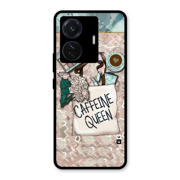 Caffeine Queen Glass Back Case for Vivo T1 Pro