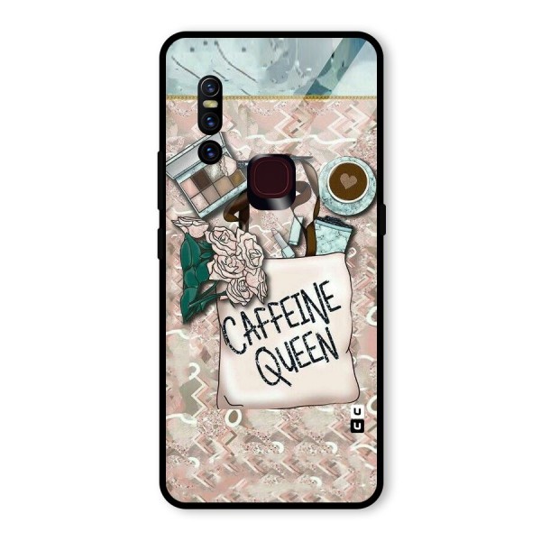 Caffeine Queen Glass Back Case for Vivo V15