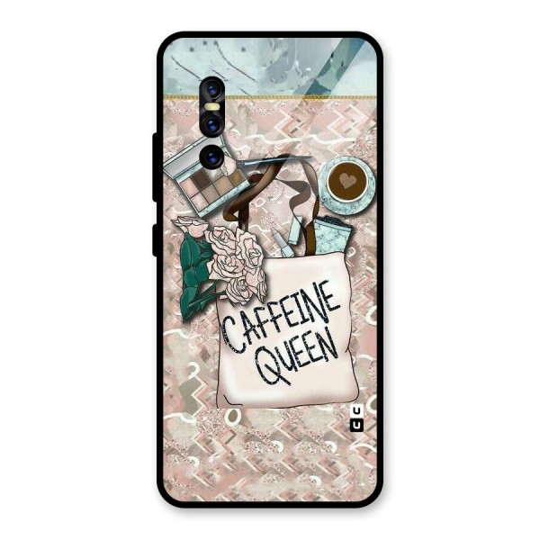 Caffeine Queen Glass Back Case for Vivo V15 Pro