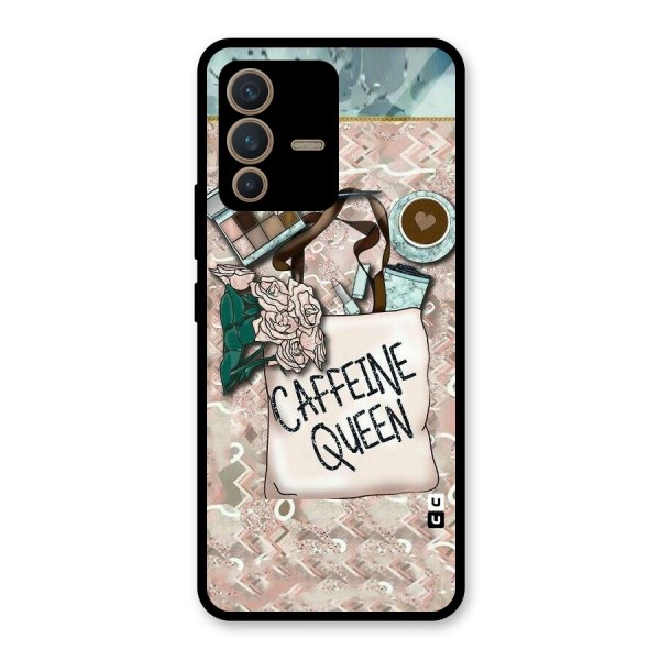 Caffeine Queen Glass Back Case for Vivo V23 5G