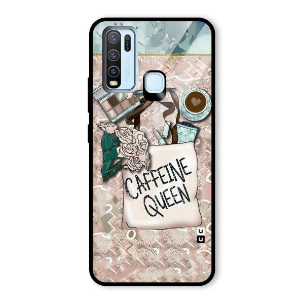 Caffeine Queen Glass Back Case for Vivo Y30