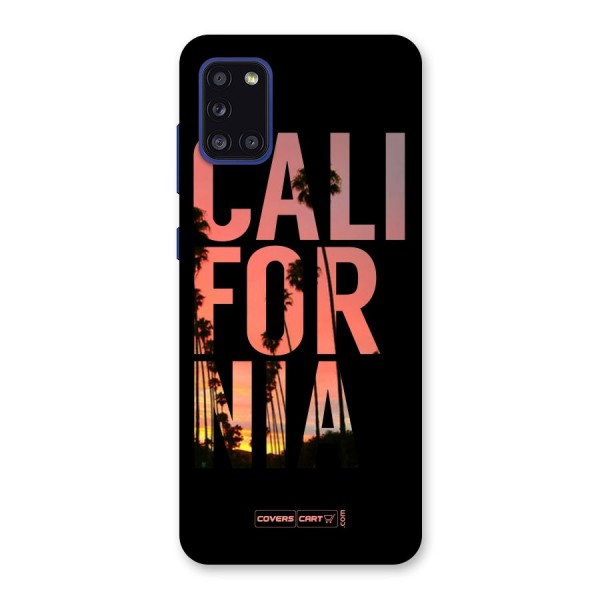 California Back Case for Galaxy A31