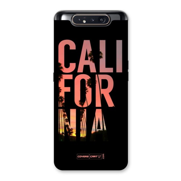 California Back Case for Galaxy A80