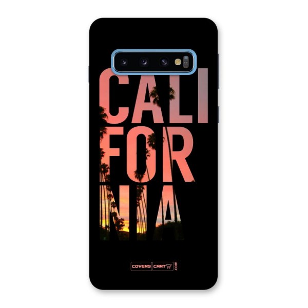 California Back Case for Galaxy S10