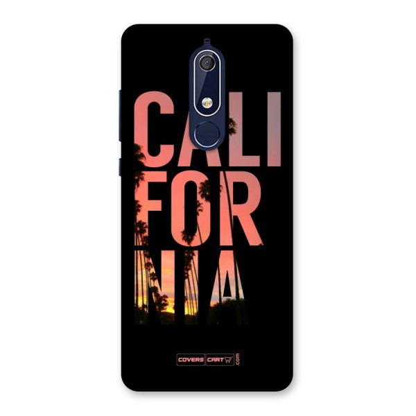 California Back Case for Nokia 5.1