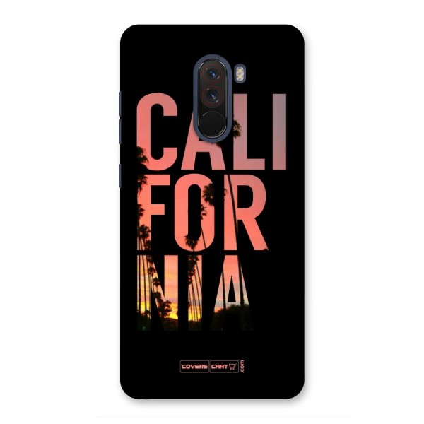 California Back Case for Poco F1