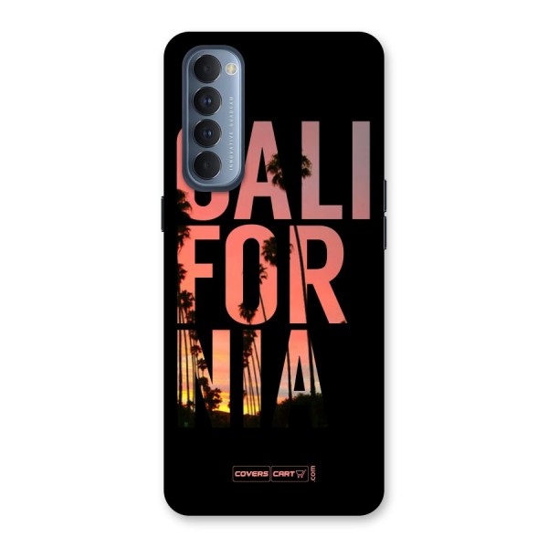 California Back Case for Reno4 Pro