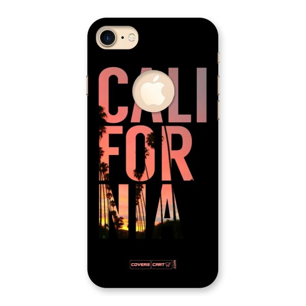 California Back Case for iPhone 8 Logo Cut