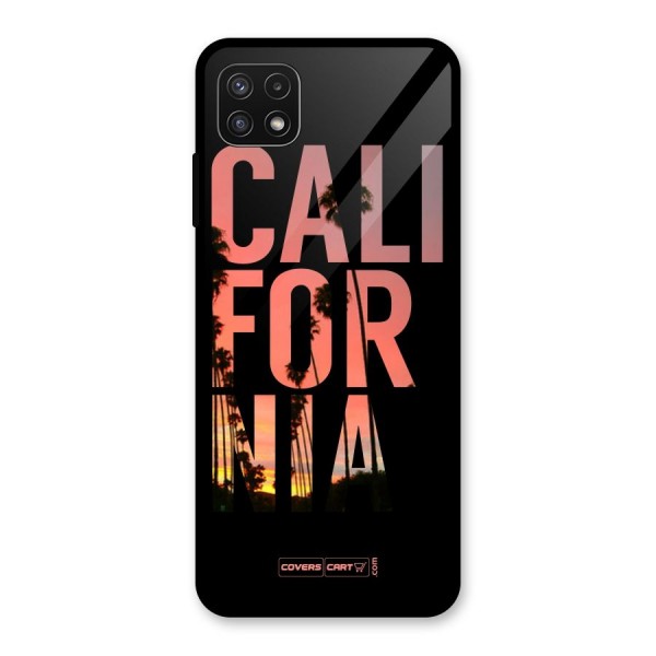 California Glass Back Case for Galaxy A22 5G