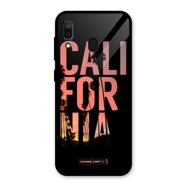 California Glass Back Case for Galaxy A30