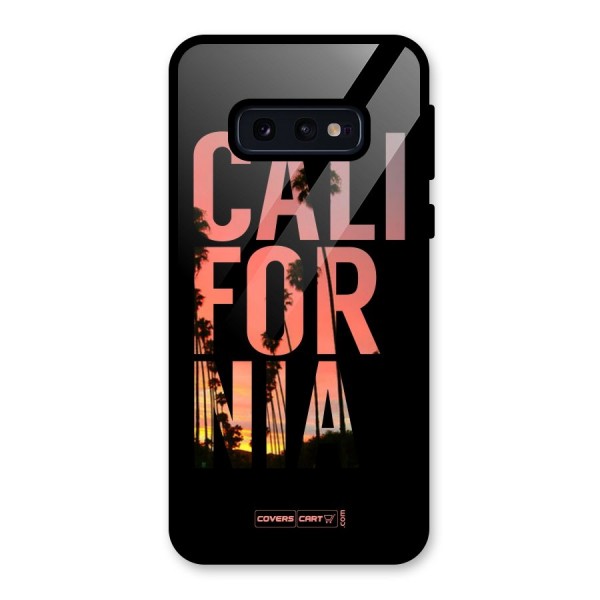 California Glass Back Case for Galaxy S10e